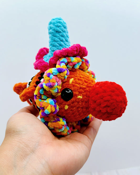Handmade Crochet Clown Fish