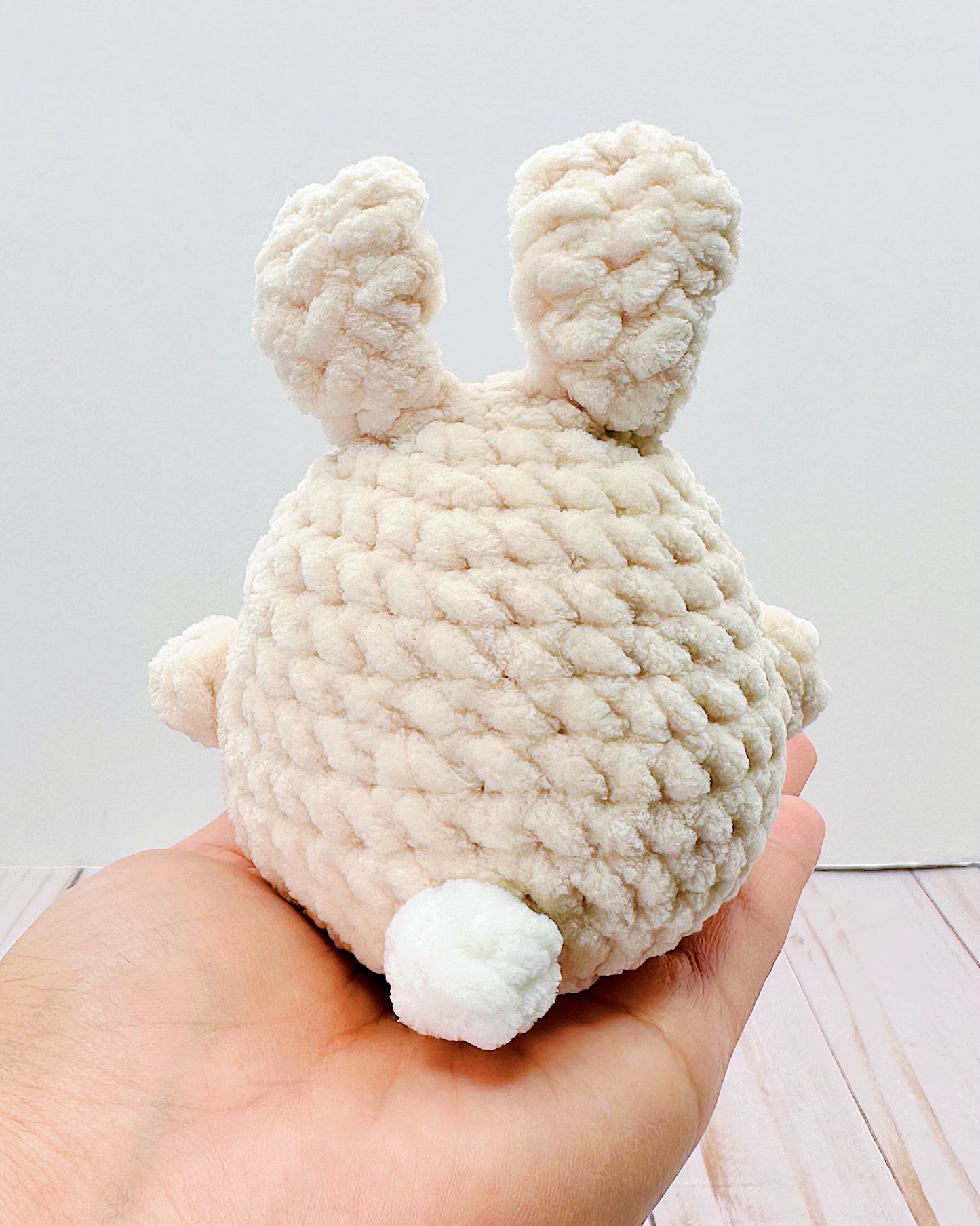 Handmade Crochet Bunny - Cream