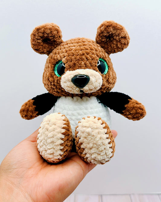 Handmade Crochet Emo Bear