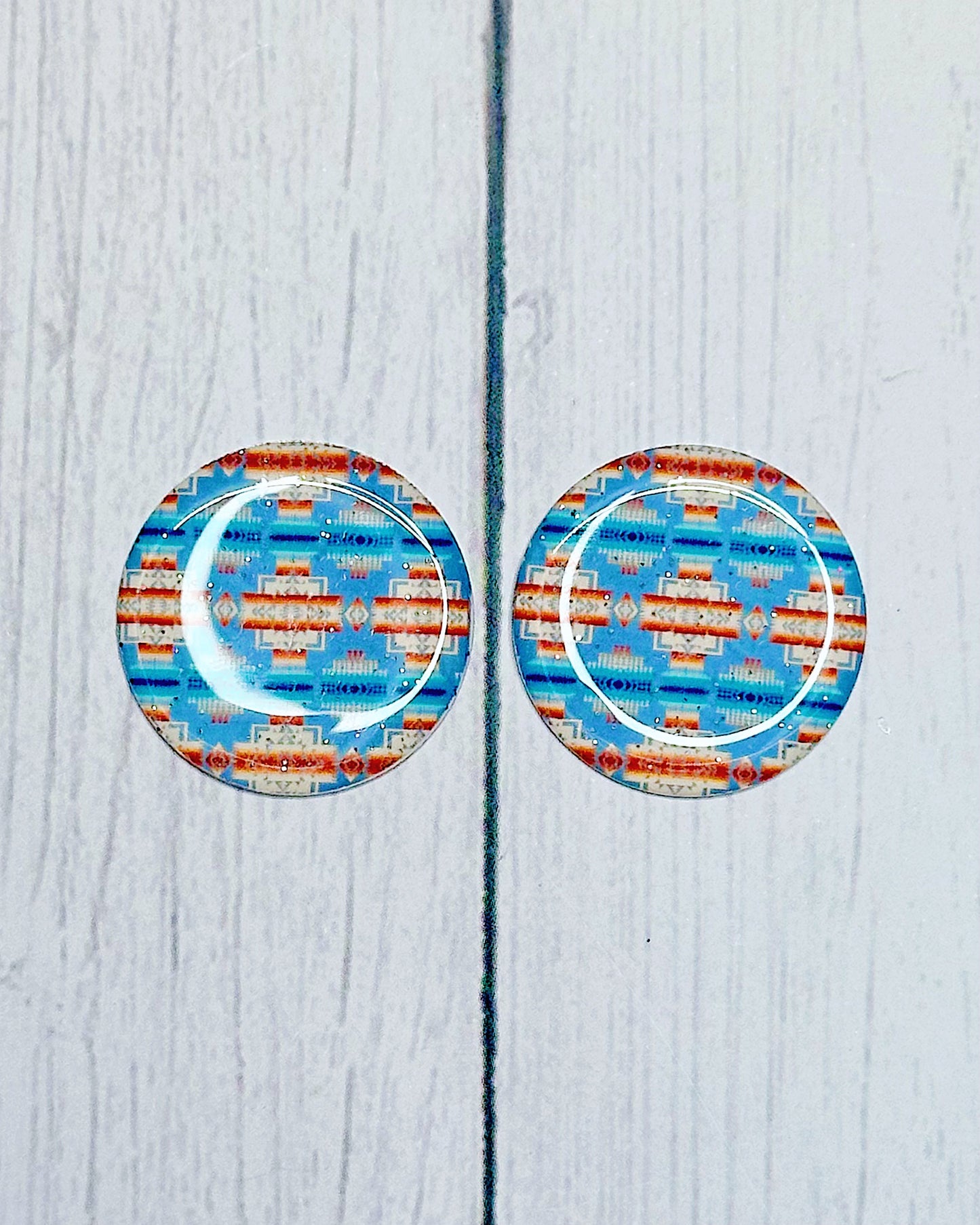 Native Pattern 1" Round Cabs
