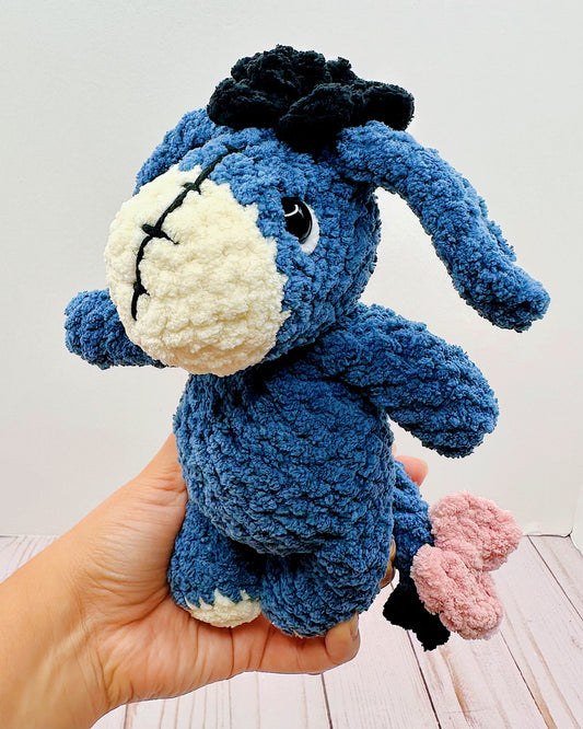 Handmade Crochet Sad Donkey
