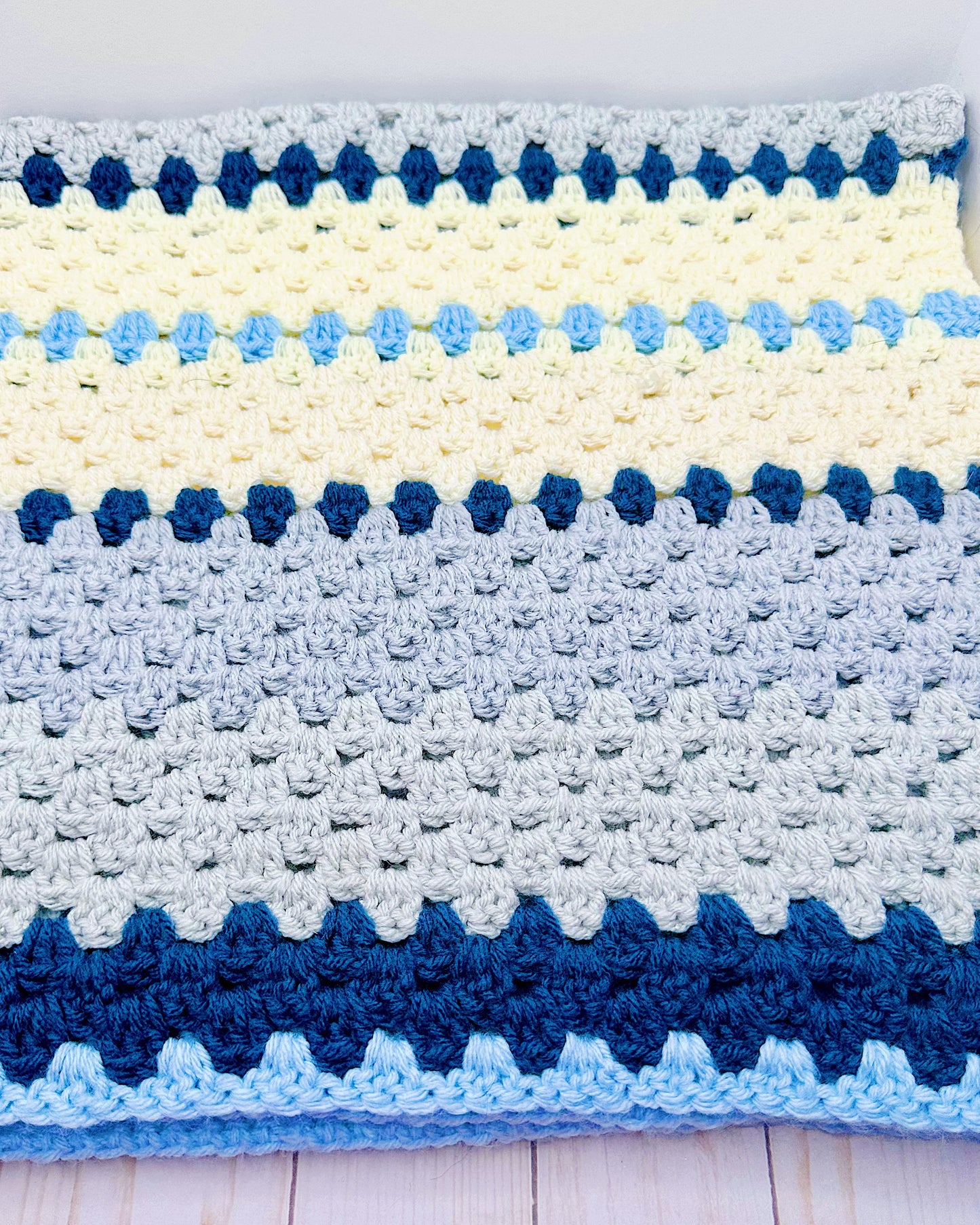 Blue Hues Baby Blanket