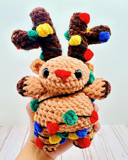Handmade Crochet Sparkle the Reindeer