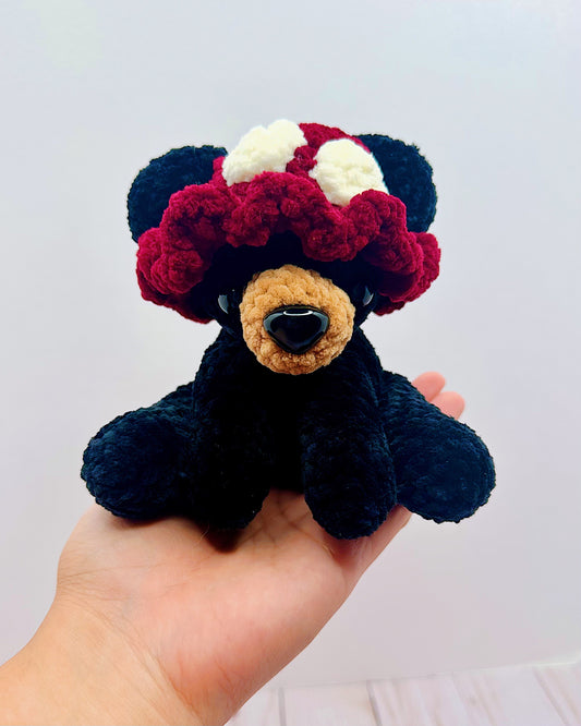 Handmade Crochet Mushroom Bear