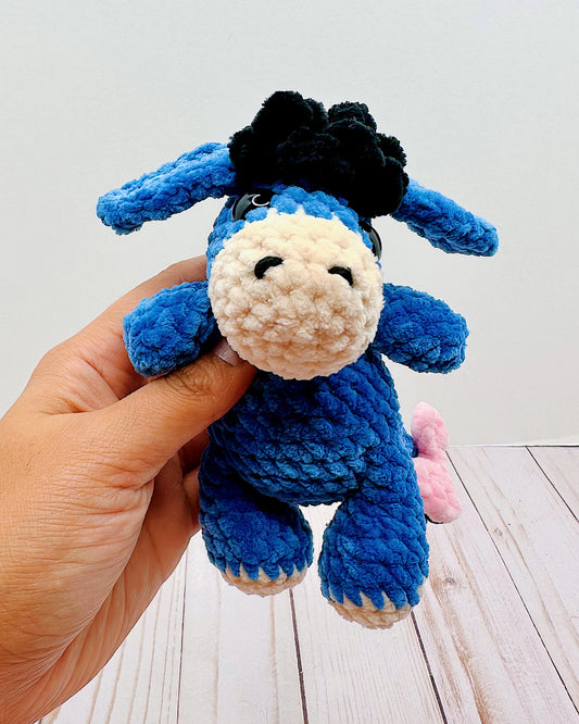 Handmade Crochet Sad Donkey