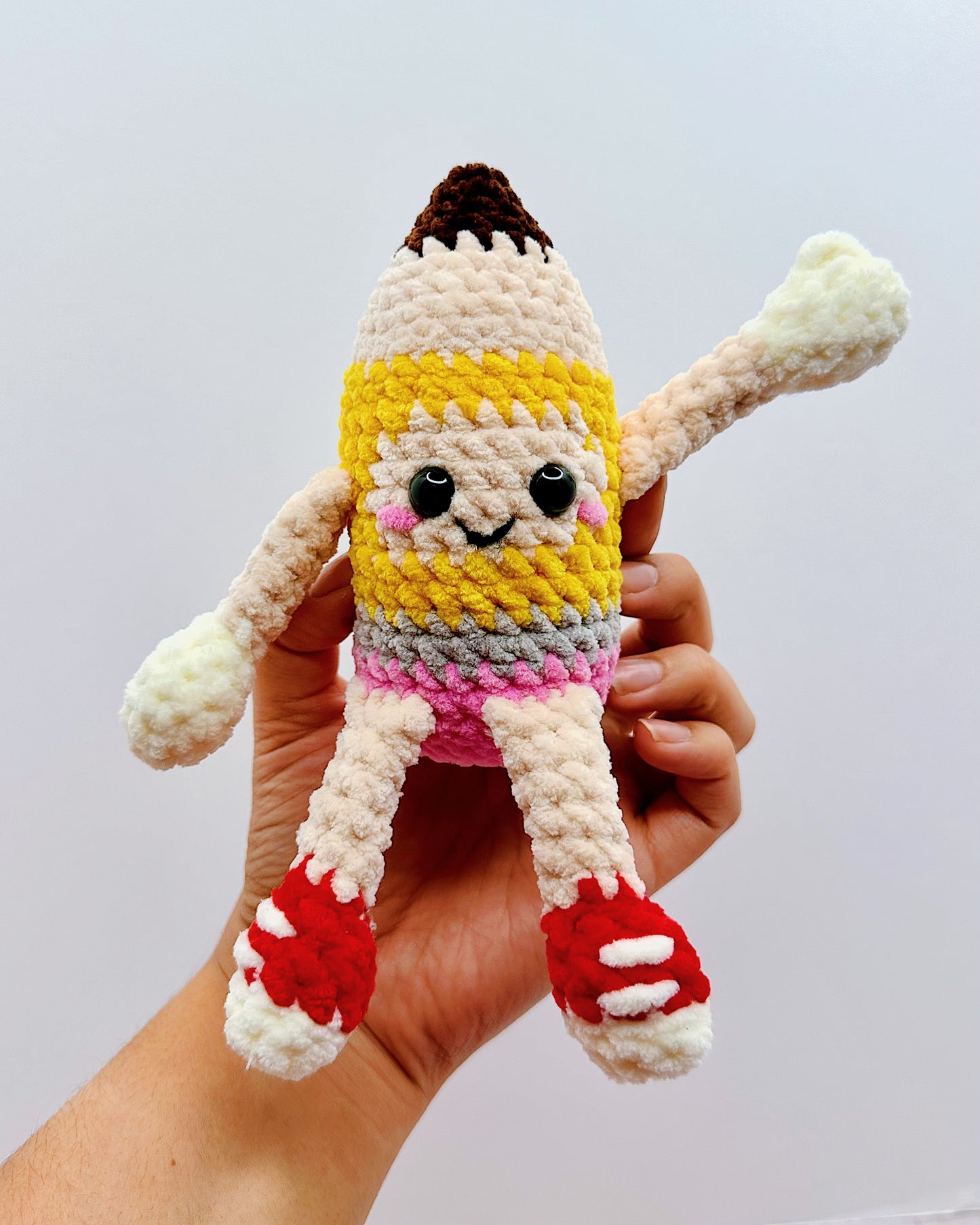 Handmade Crochet Pencil Buddy