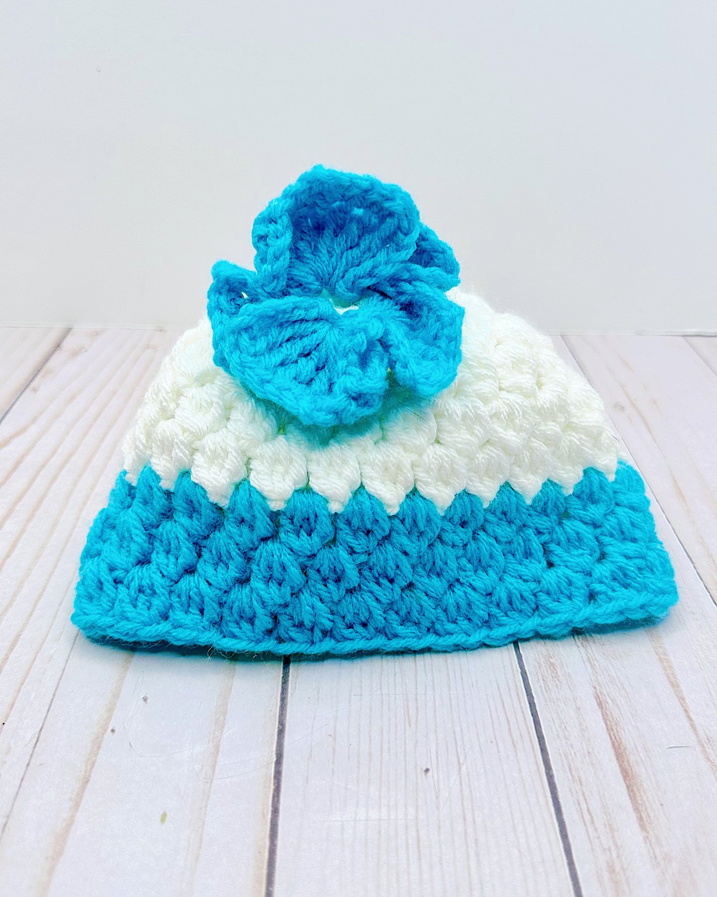 Teal & Cream Baby Blanket Set