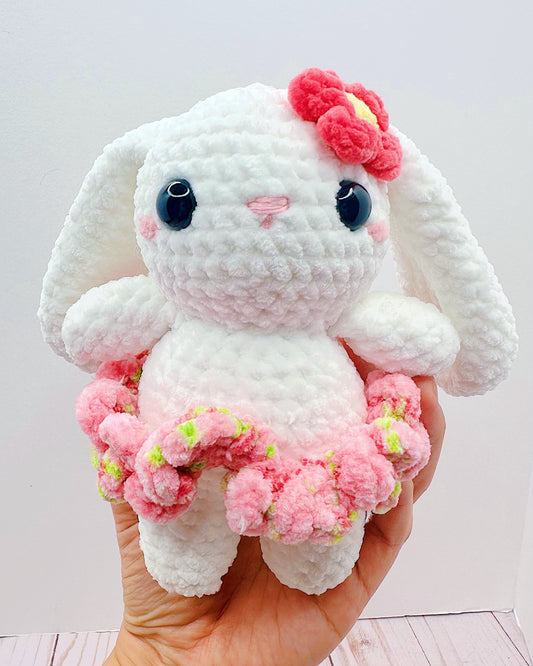 Handmade Crochet Blossom the Bunny - Pink