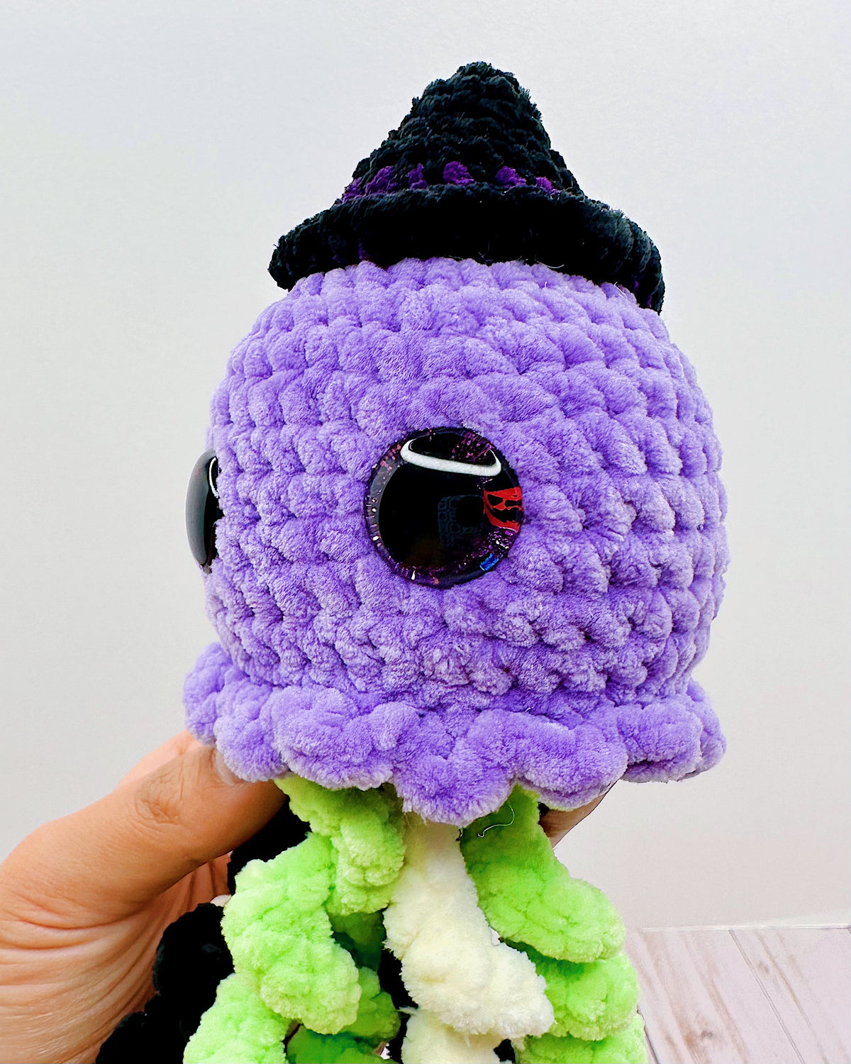 Handmade Crochet Spooky Jellyfish