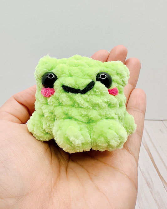 Mini Handmade Crochet Frog - Multiple Colors