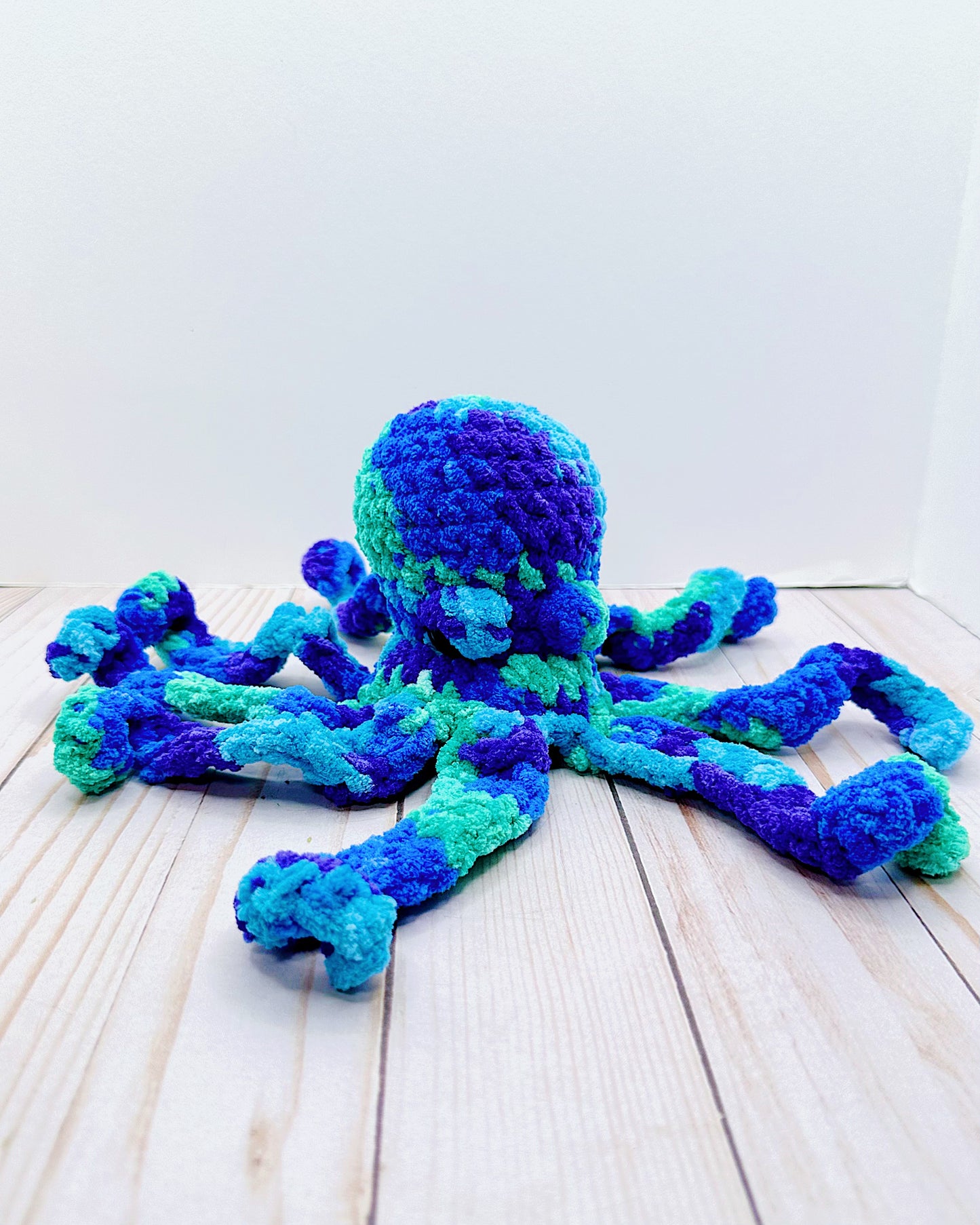 Handmade Crochet Octopus - Ocean Shades
