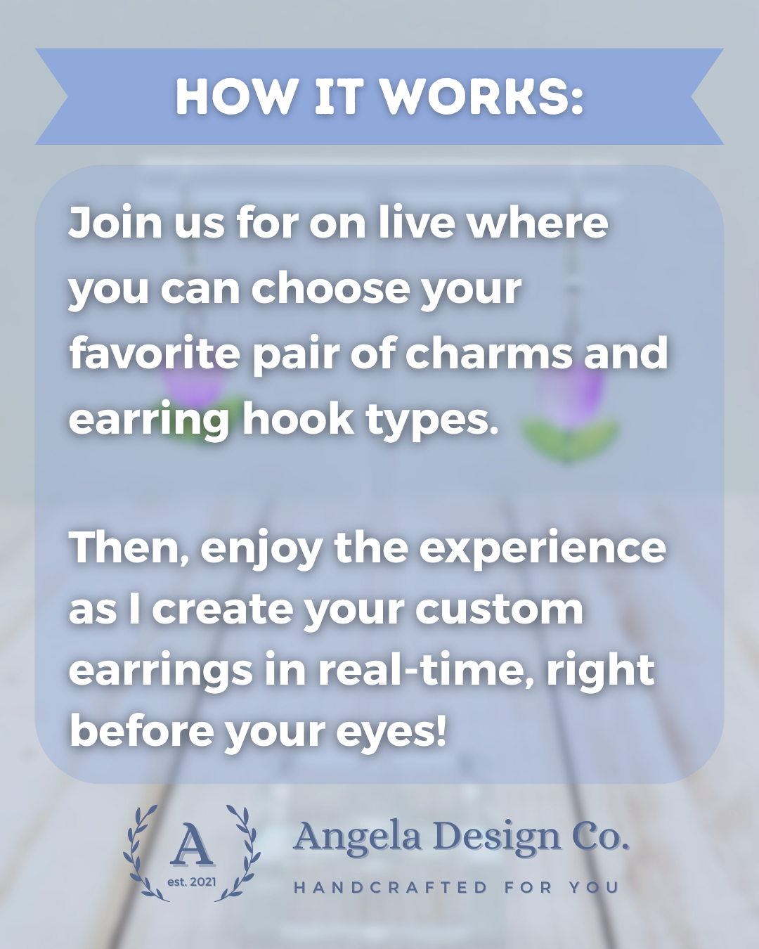 Custom Enamel Charm Earrings (One Pair) - LIVE Exclusive