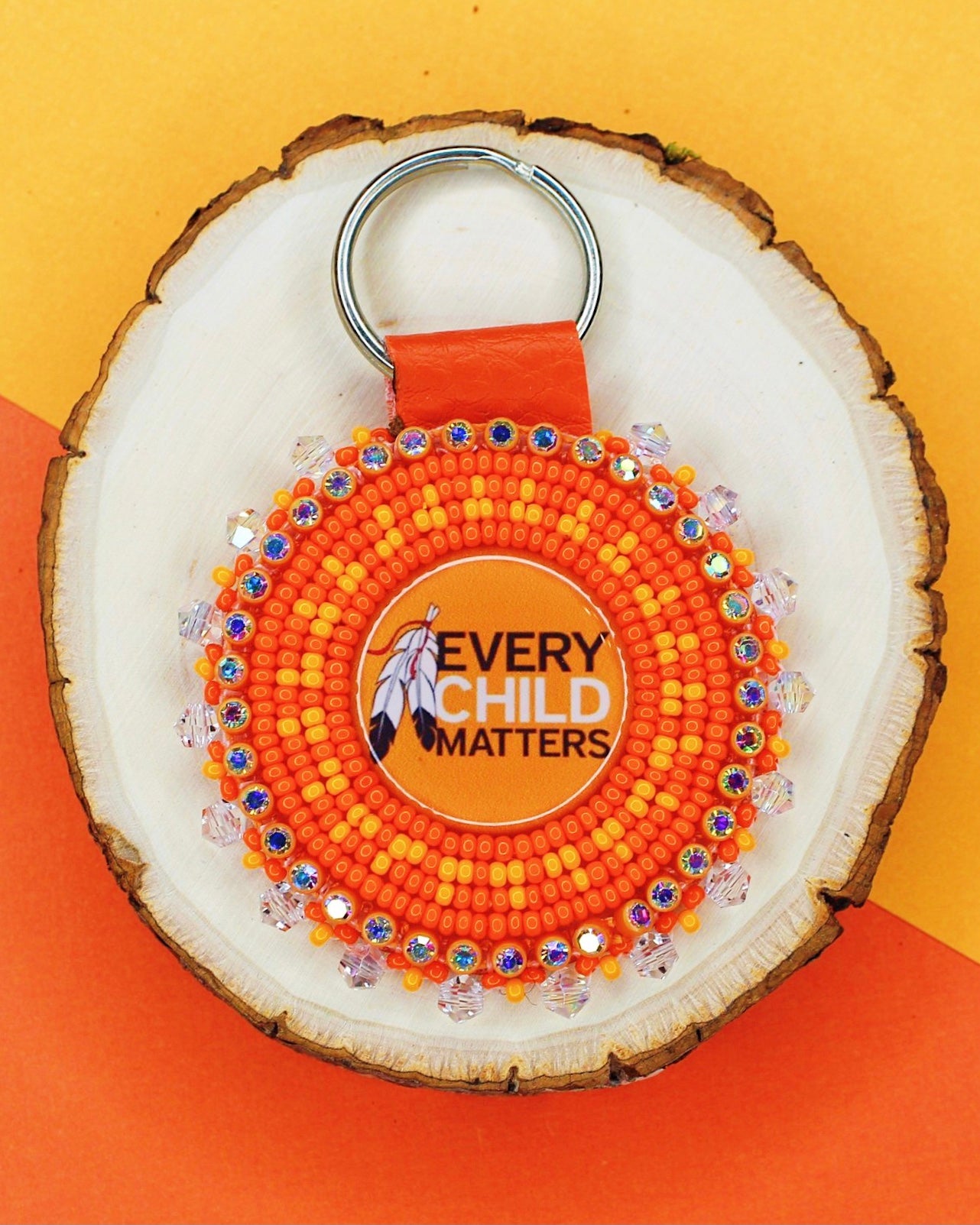 Metal Every Child Matters Keychain