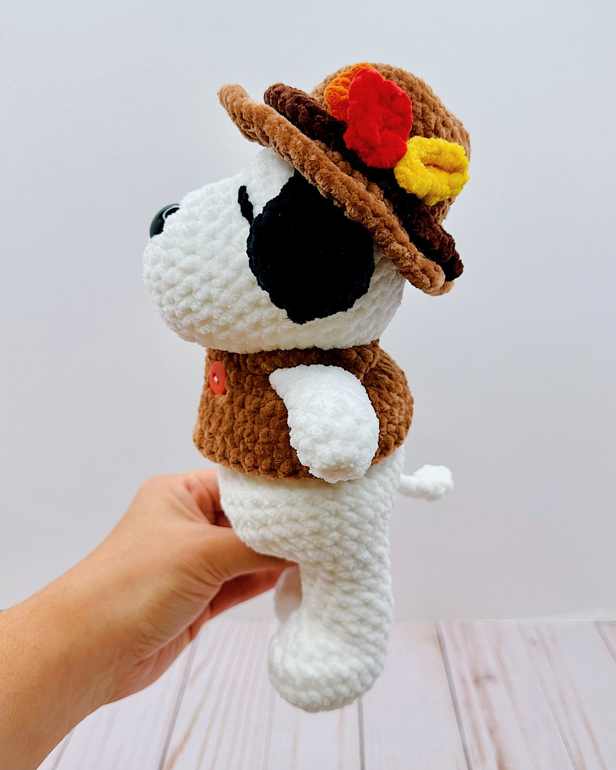 Handmade Crochet Chunky Fall Puppy