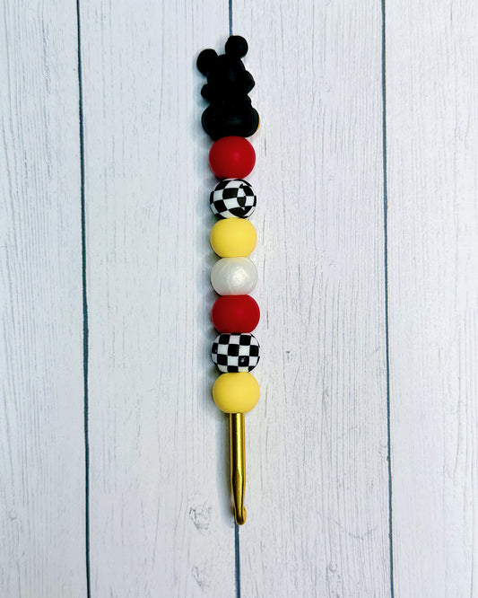 Black Mouse Crochet Hook - Size 5 (Aluminum)
