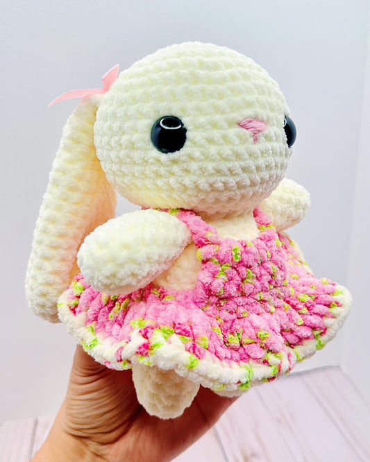 Handmade Crochet Coquette Bunny