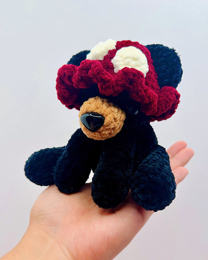 Handmade Crochet Mushroom Bear