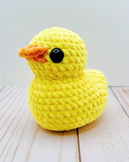 Handmade Crochet Rubber Duck - Yellow