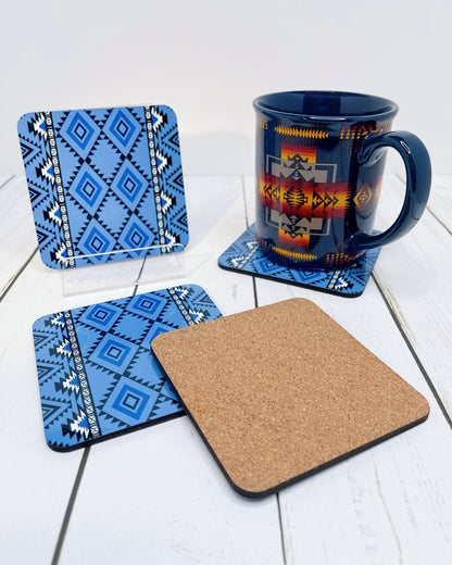 Native Design Coasters - Cork