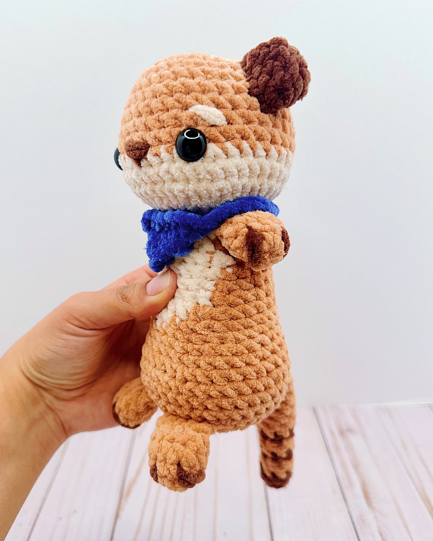 Handmade Crochet Cowboy Meerkat