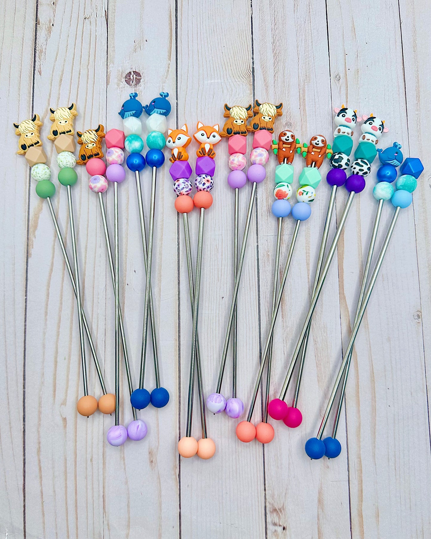 10" Crochet Sewing Sticks - Multiple Options