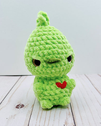 Handmade Crochet Baby Meanie Greenie