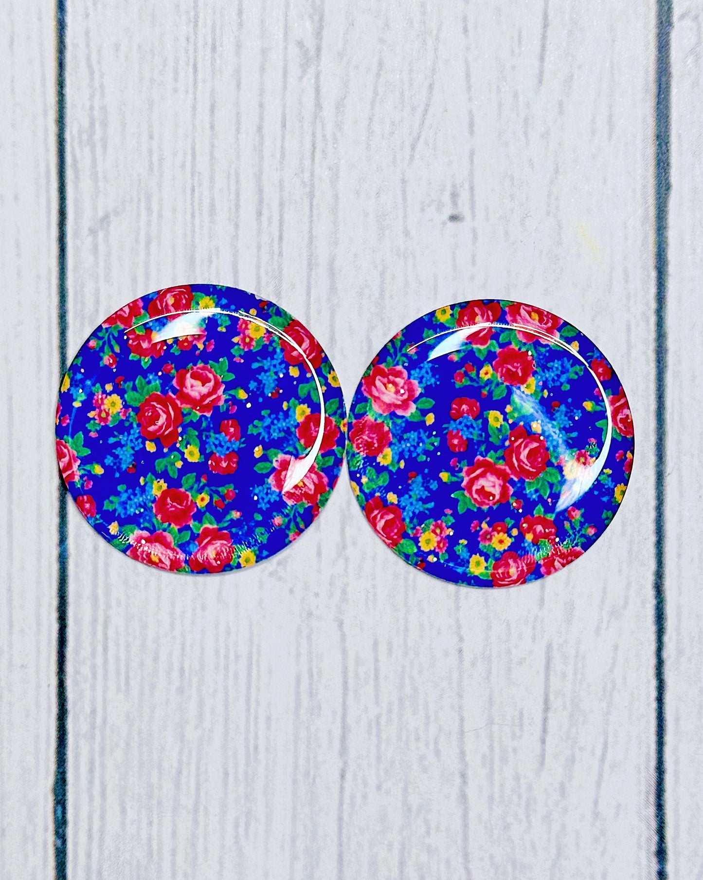 Kokum Scarf Pattern 1" Round Cabs