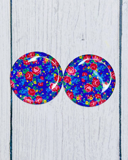 Kokum Scarf Pattern 1" Round Cabs