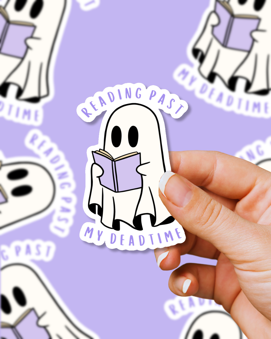 Reading Ghost Sticker