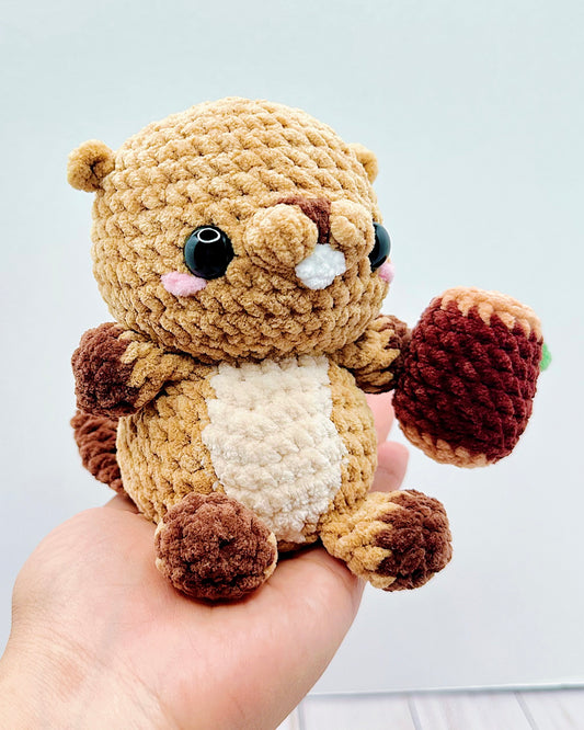 Handmade Crochet Beaver