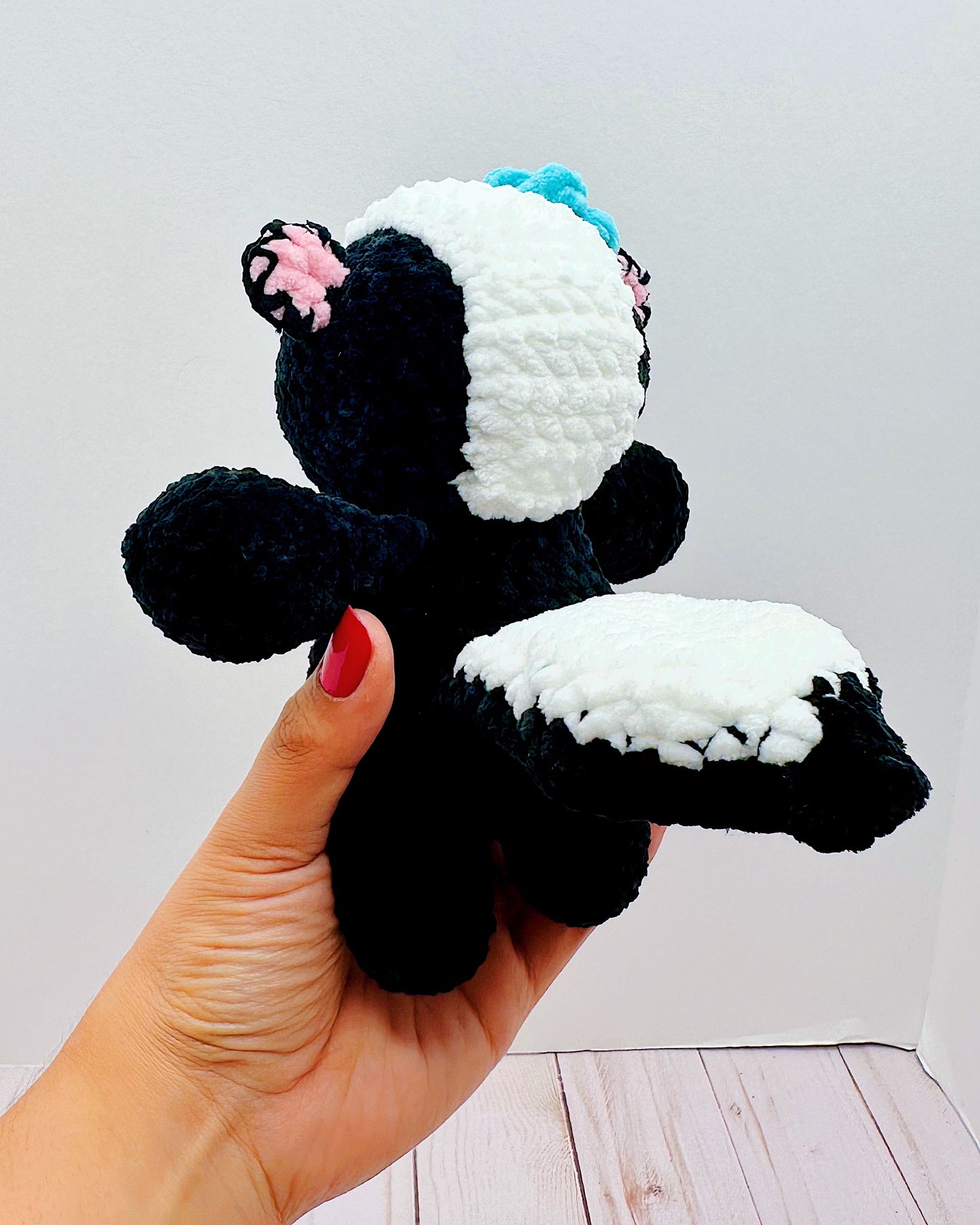 Handmade Crochet Skunk