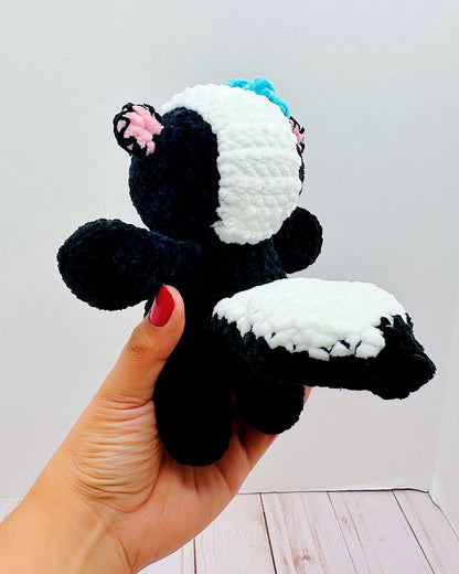 Handmade Crochet Skunk