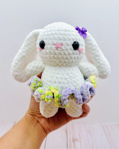 Handmade Crochet Bunny in Tutu