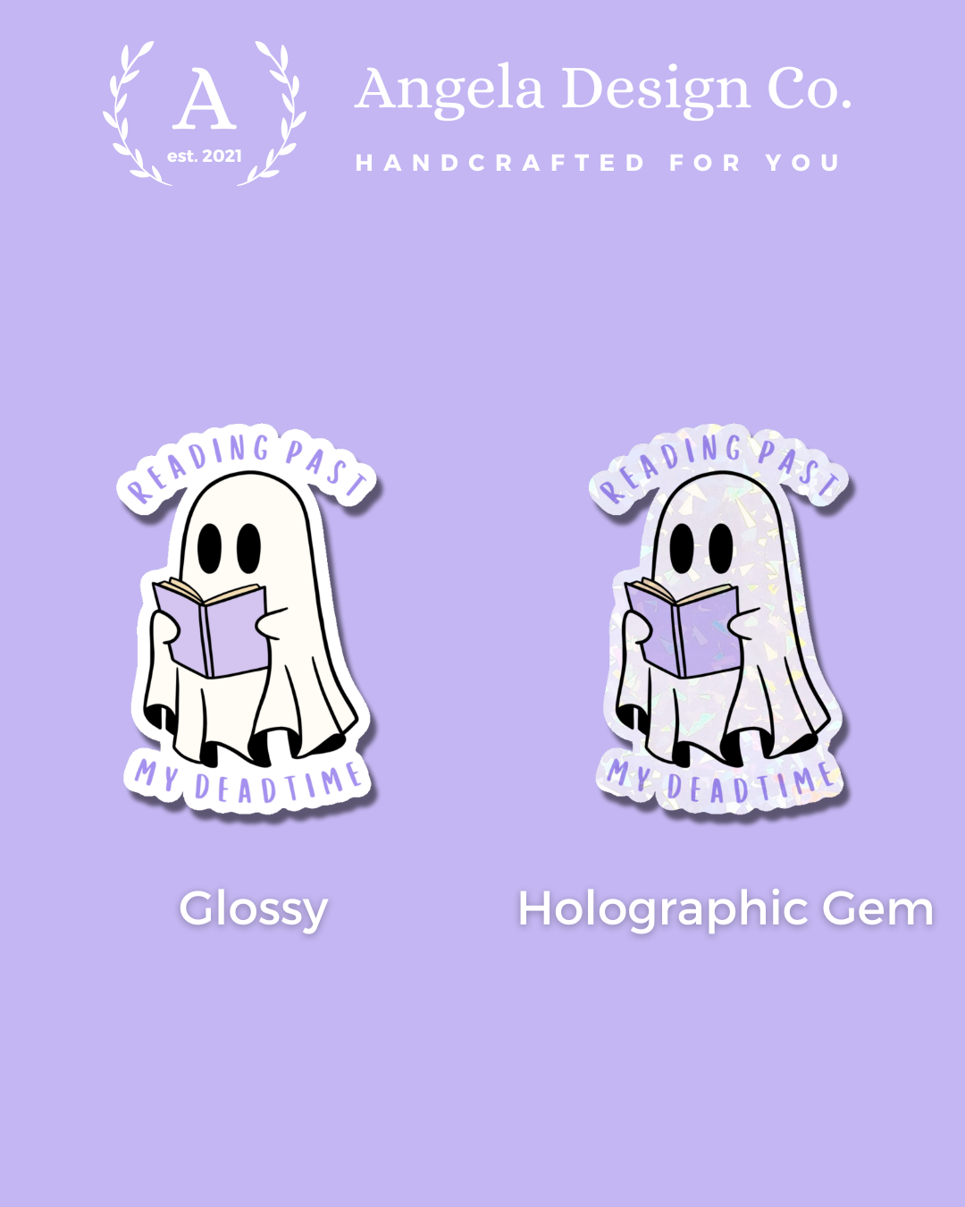 Reading Ghost Sticker