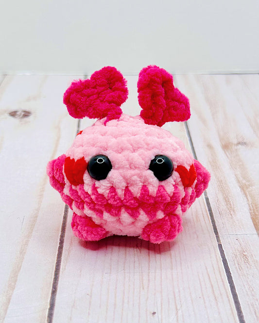 Handmade Crochet Swinging Love Bug
