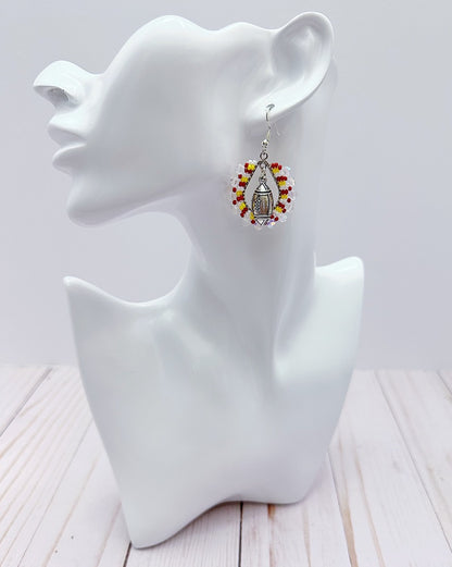 Chiefs Football Teardrop Earrings