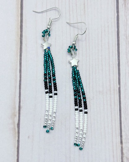 Eagles Star Dangle Earrings