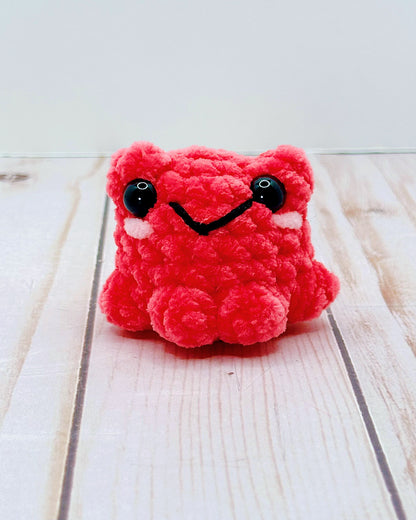 Mini Handmade Crochet Frog - Multiple Colors