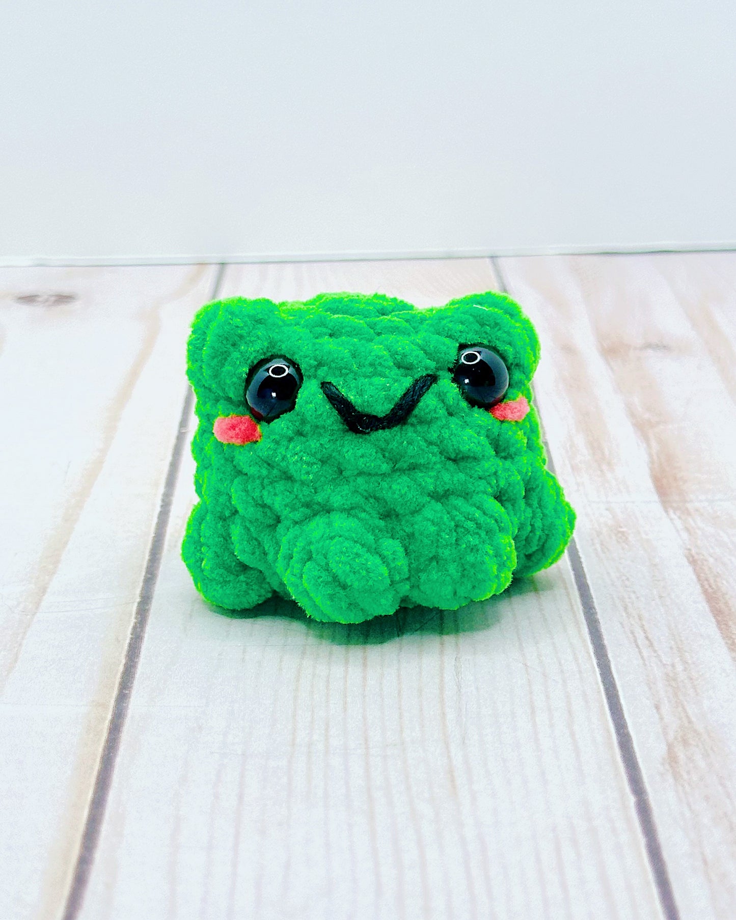 Mini Handmade Crochet Frog - Multiple Colors