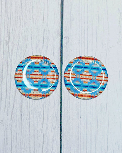Native Pattern 1" Round Cabs