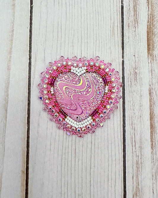Pink Heart Pin