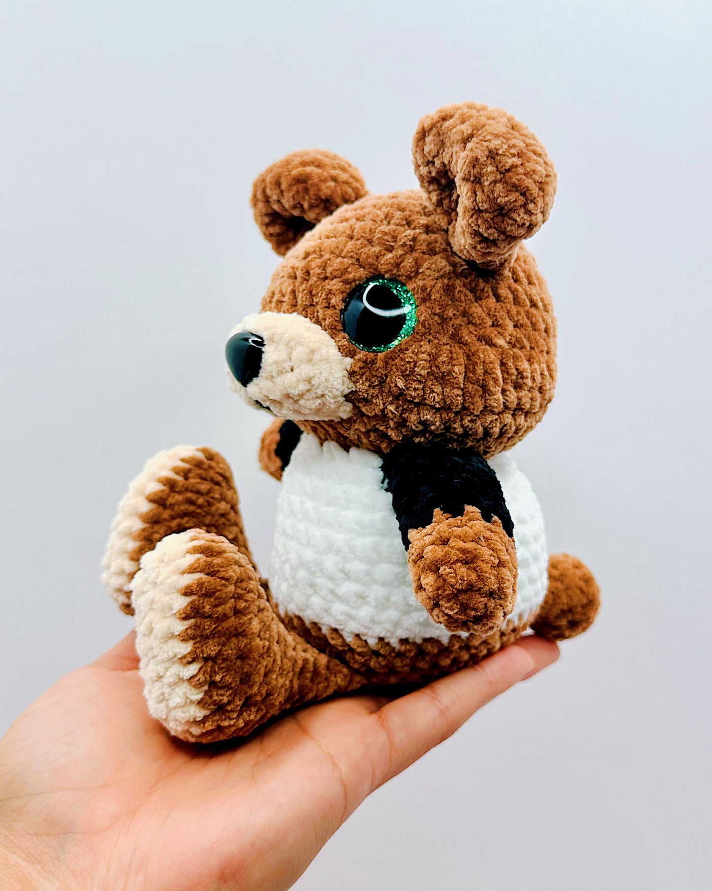 Handmade Crochet Emo Bear
