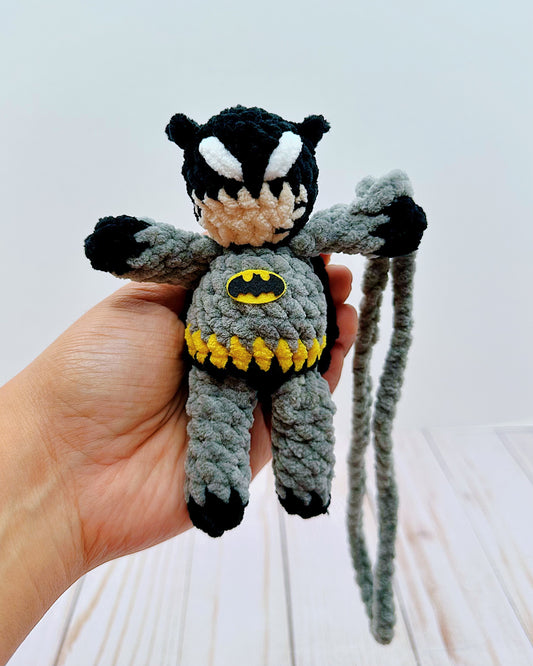Handmade Crochet Bat Guy Car Hanger