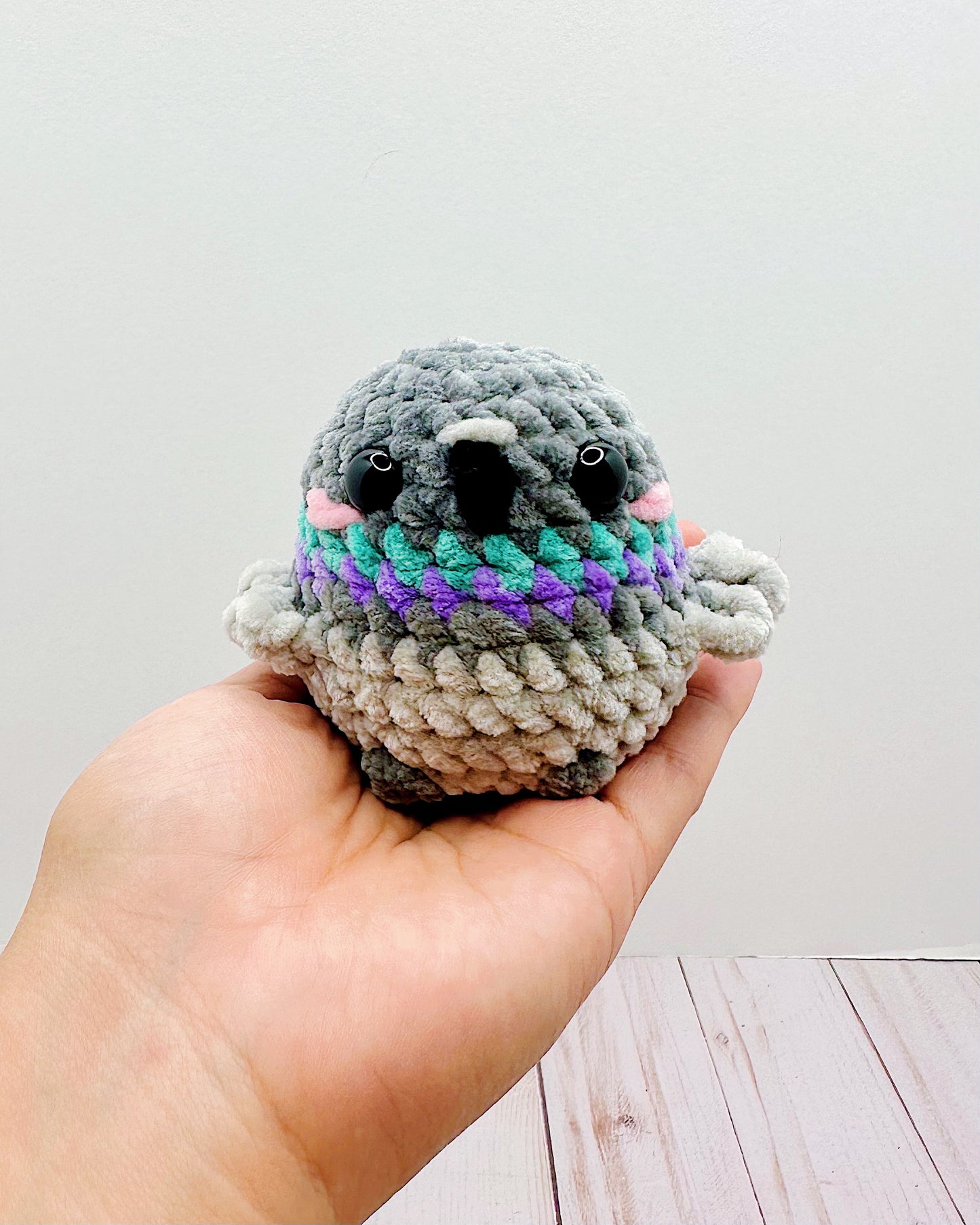 Handmade Crochet Pigeon
