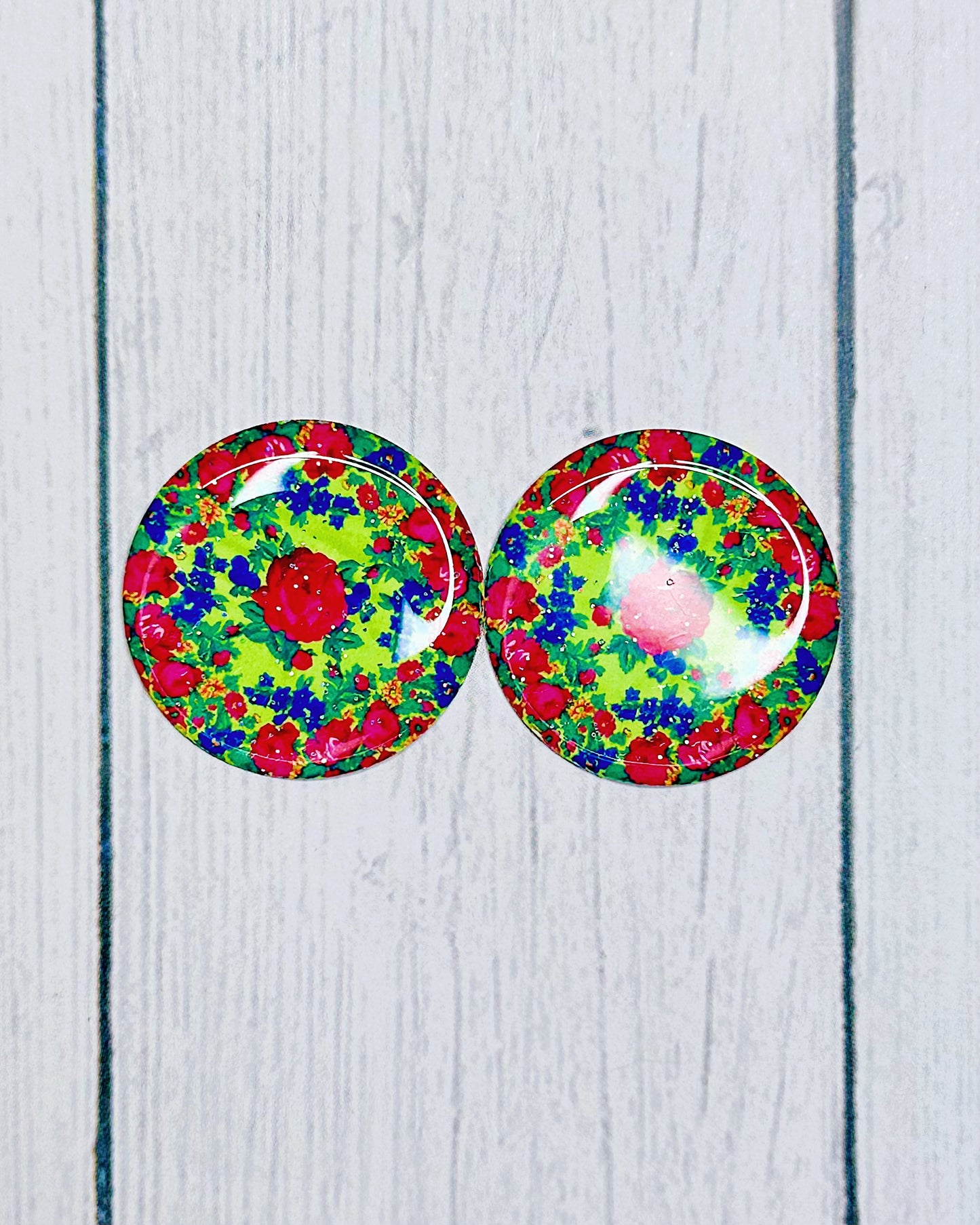 Kokum Scarf Pattern 1" Round Cabs