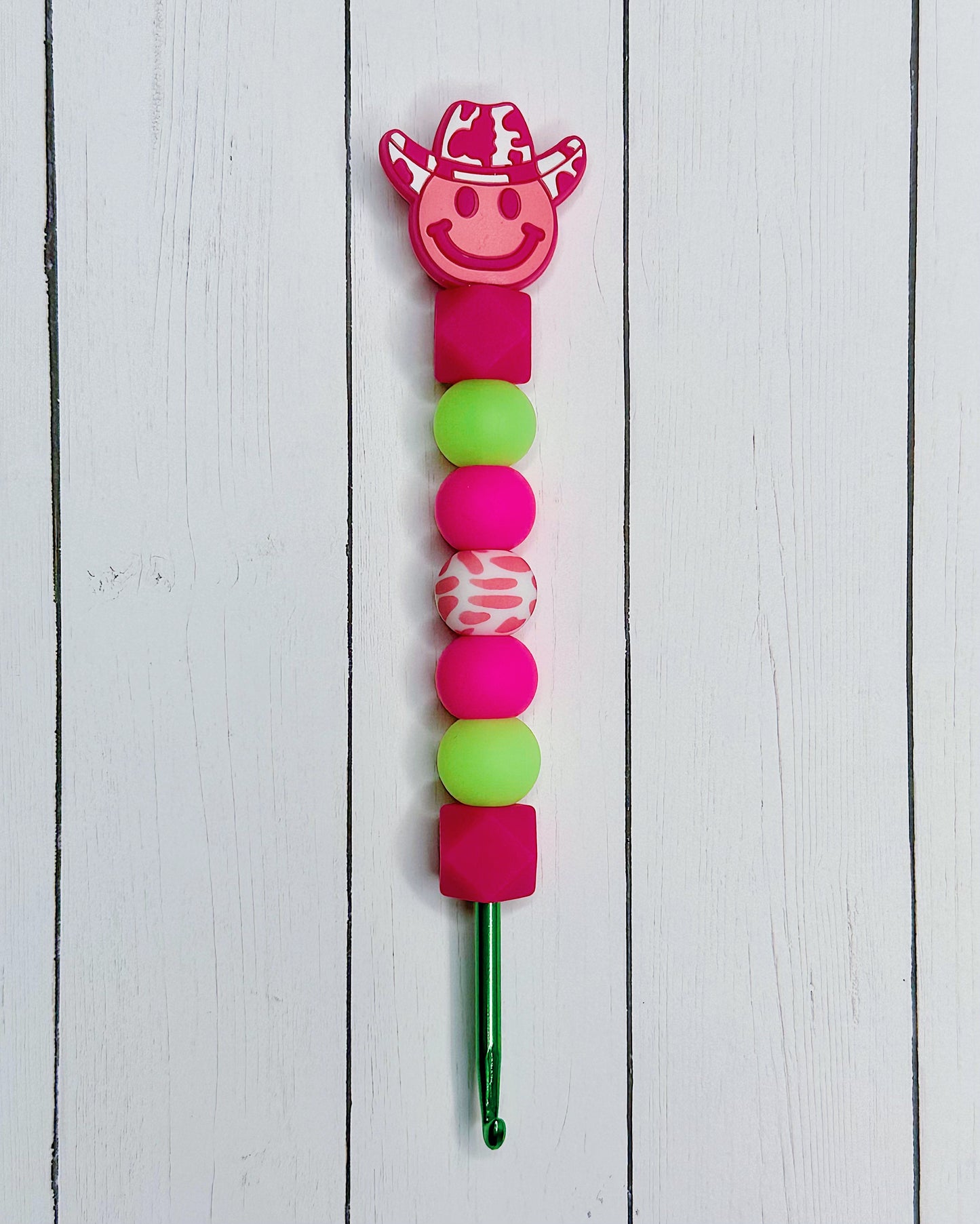 Beaded Aluminum Crochet Hook [Multiple Options]