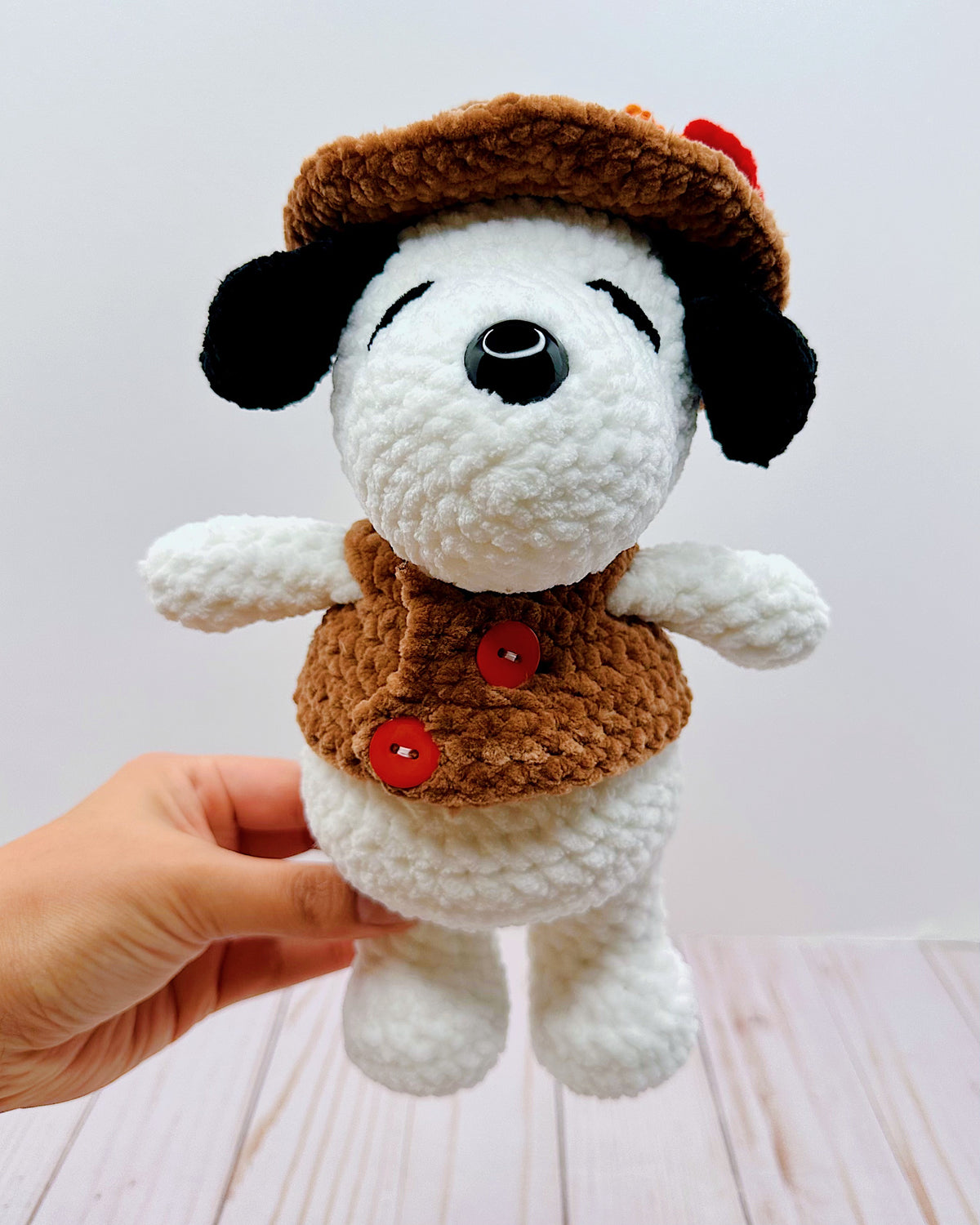 Handmade Crochet Chunky Fall Puppy