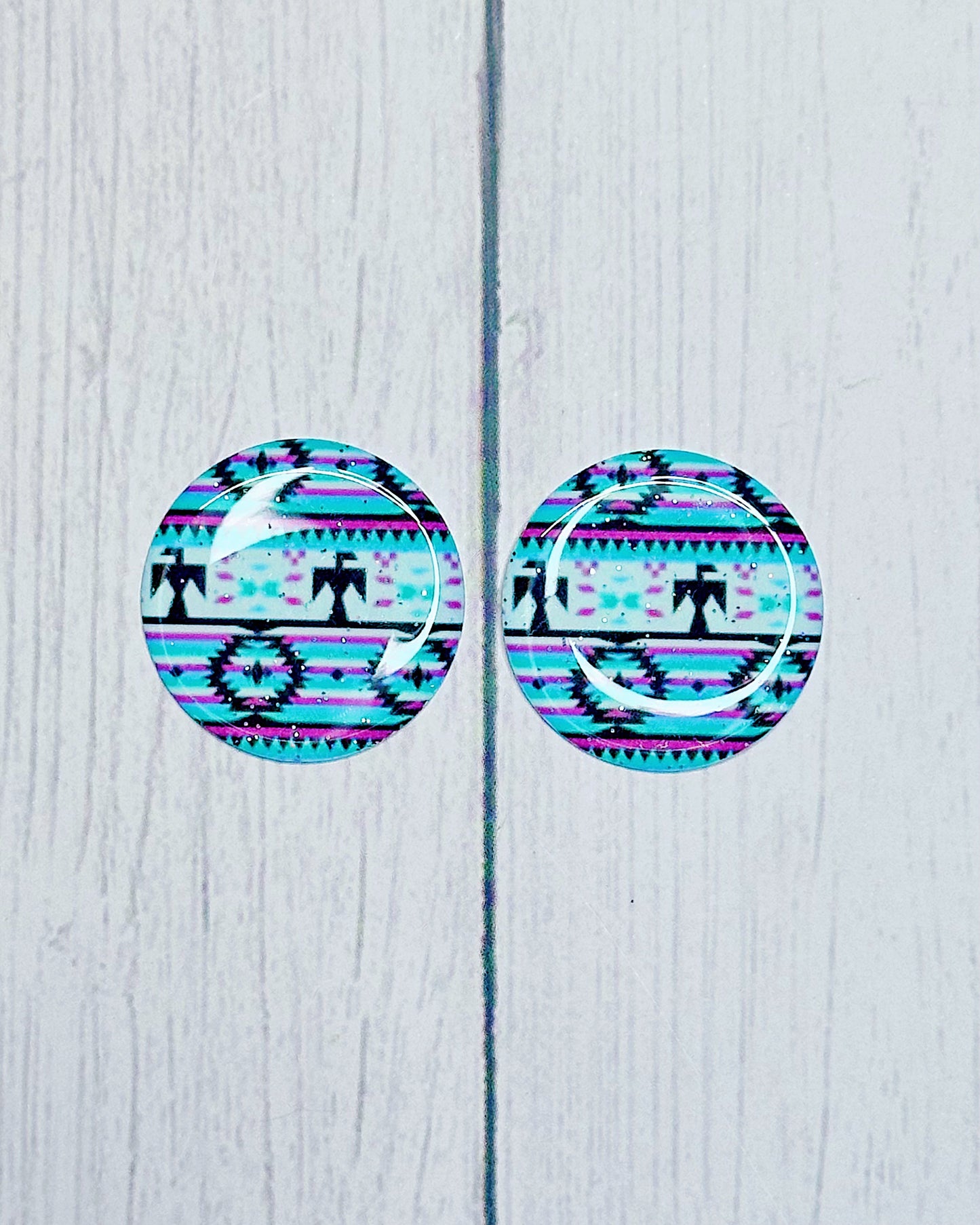 Native Pattern 1" Round Cabs