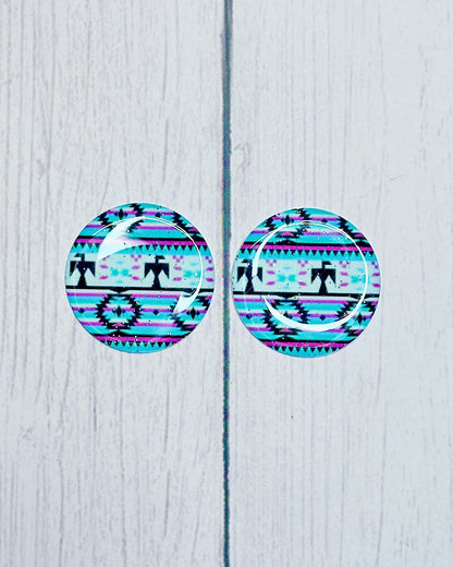 Native Pattern 1" Round Cabs