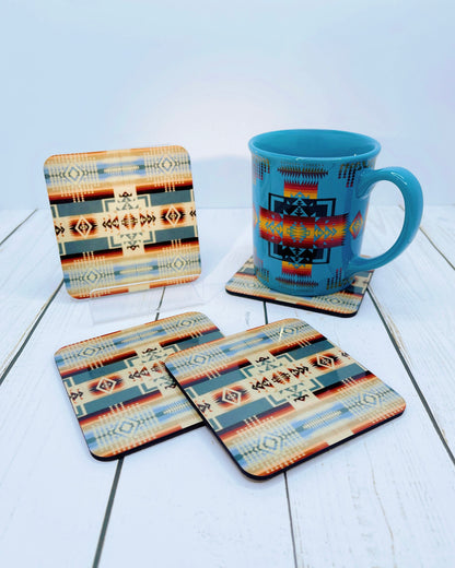 Native Design Coasters - Cork